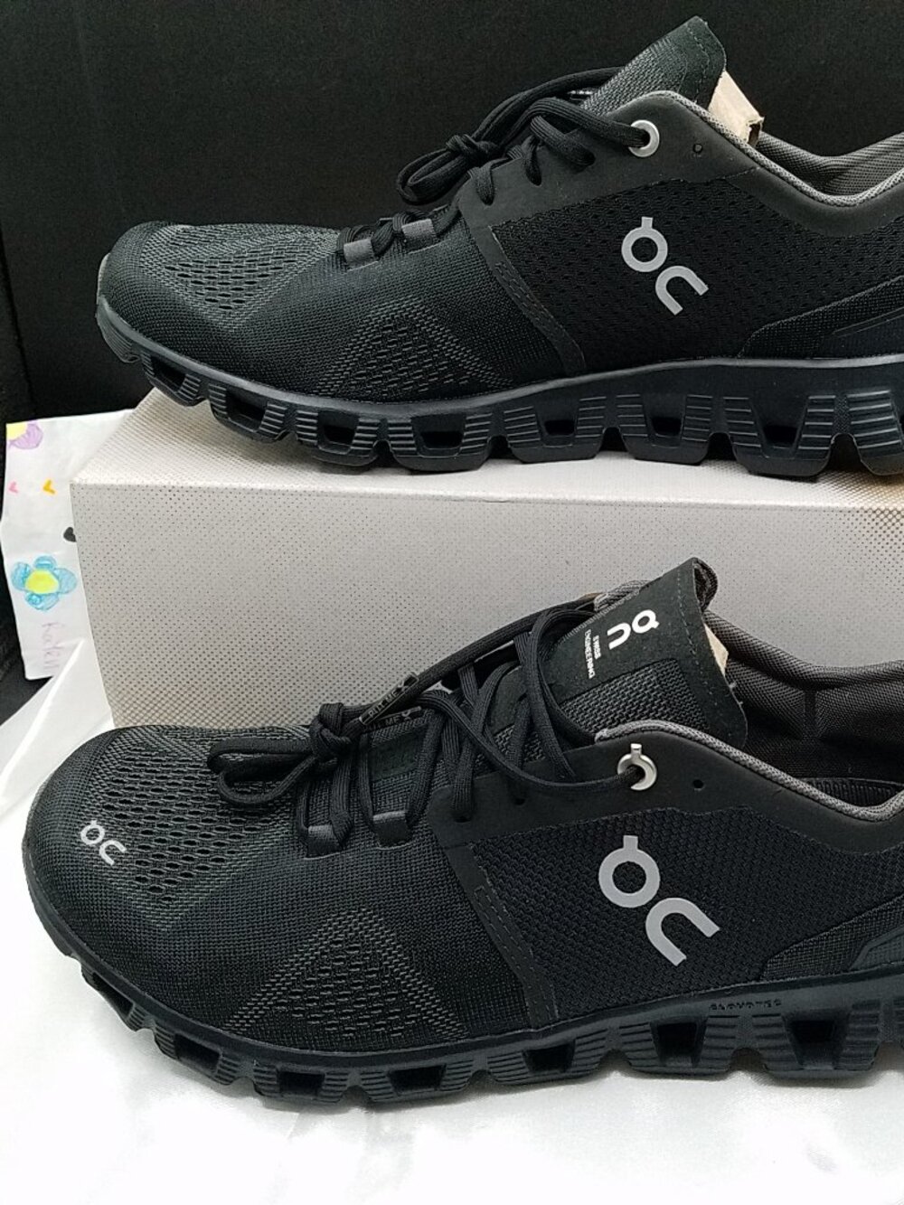 On Cloud X Black/Asphalt Running Shoes | Women's Size 9 | NIB - Picture 2 of 16